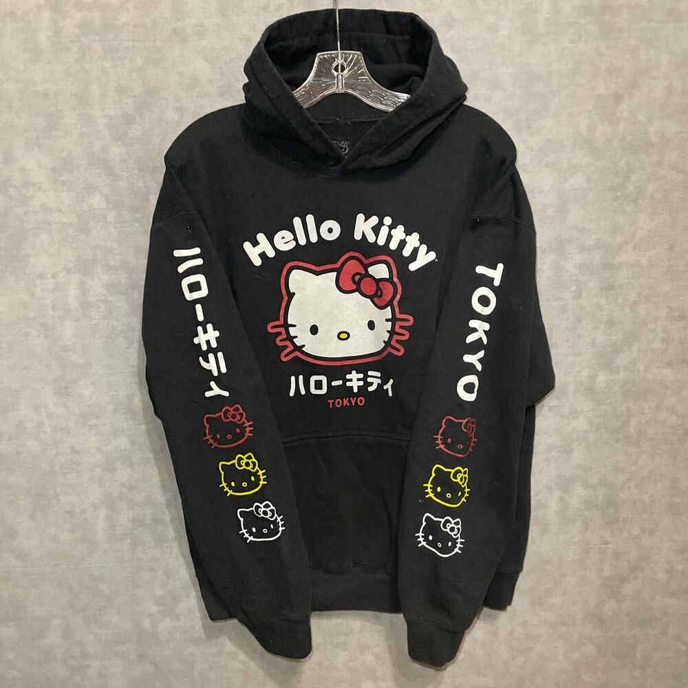 Hello Kitty hoodie with front and sleeve graphics.